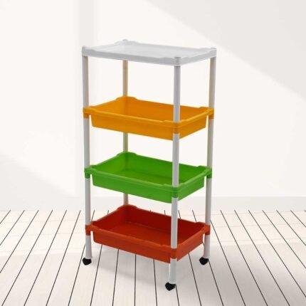 3-Tier Multipurpose Plastic Storage Rack